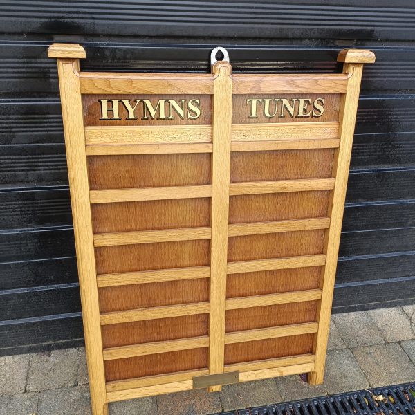Church Pine Hymn Board - Image 3