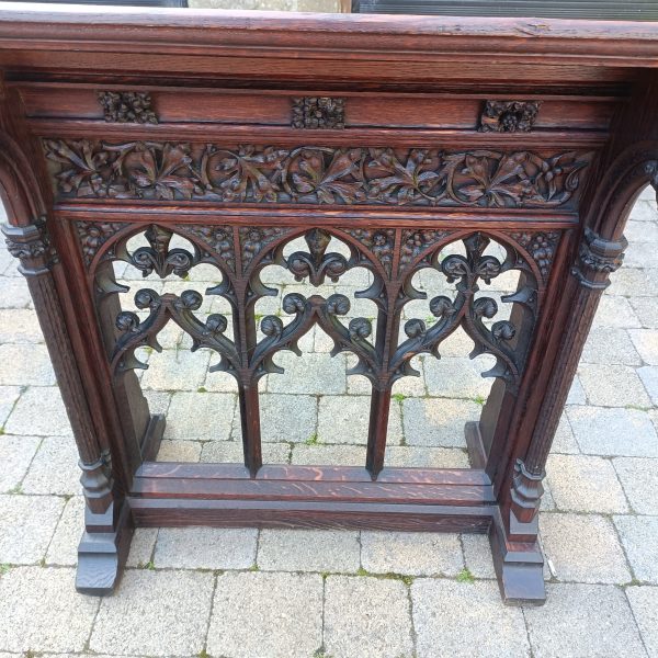 Victorian Oak Prayer Kneeler - Image 4