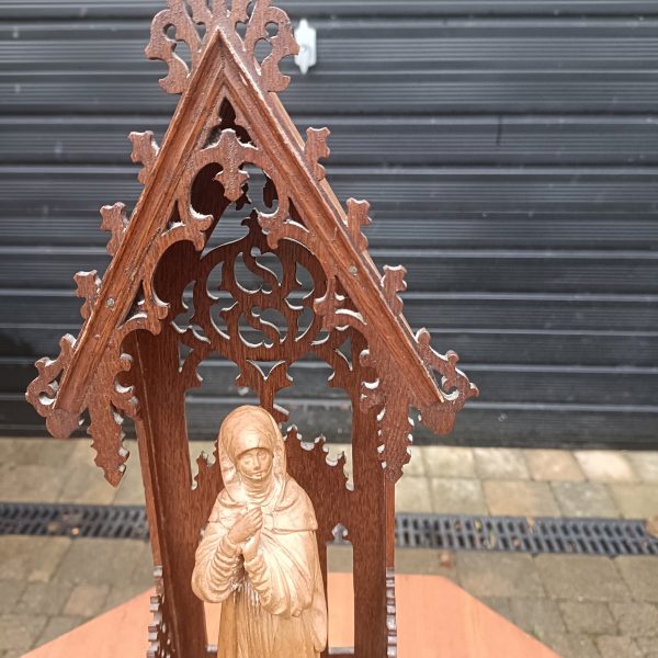 Carved Madonna Shrine - Image 2