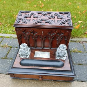 Church Gothic Stationary Desk Box C1875