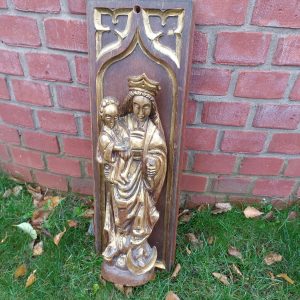24 Inch High Church Madonna and Child Plaque