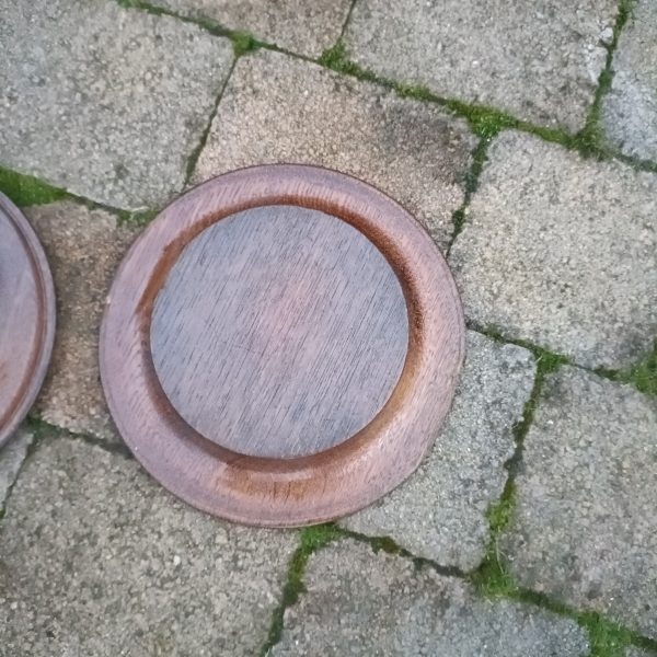 A Pair of Oak Offertory Plates. C 1900 - Image 3