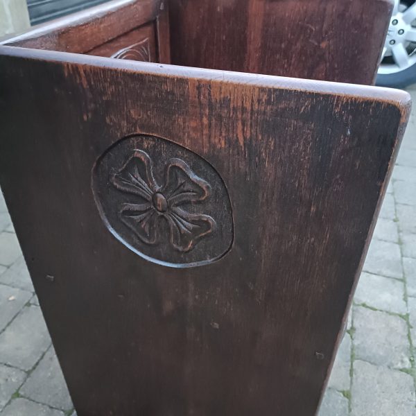 English Oak Reading Pew.Rare Item. - Image 3
