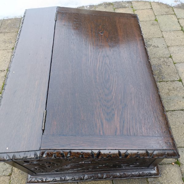 Large Oak Church Gable and Desk.  1905.Commemorative Plaque. - Image 4