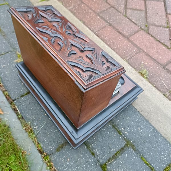 Church Gothic Stationary Desk Box C1875 - Image 7