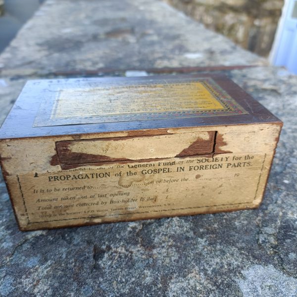 S.P.G. Oak Missionary Collection Box. C 1900s - Image 4