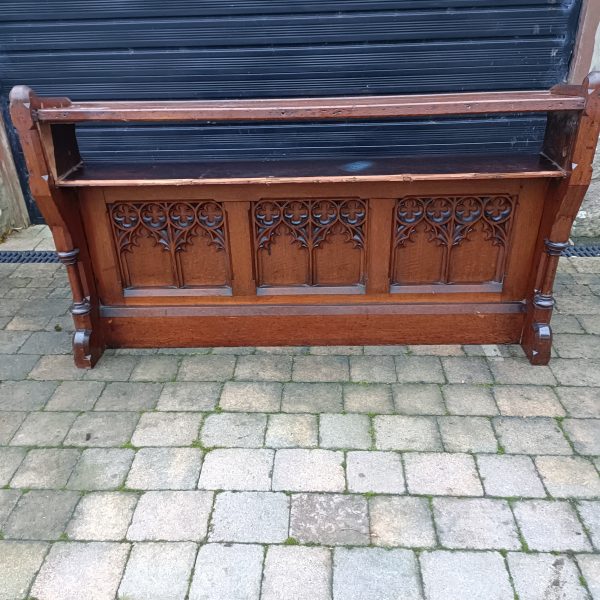 English Oak Church Choir Screen C1870 - Image 5