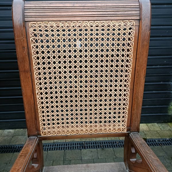 Oak Church High Bishops Chair. C 1895 - Image 4