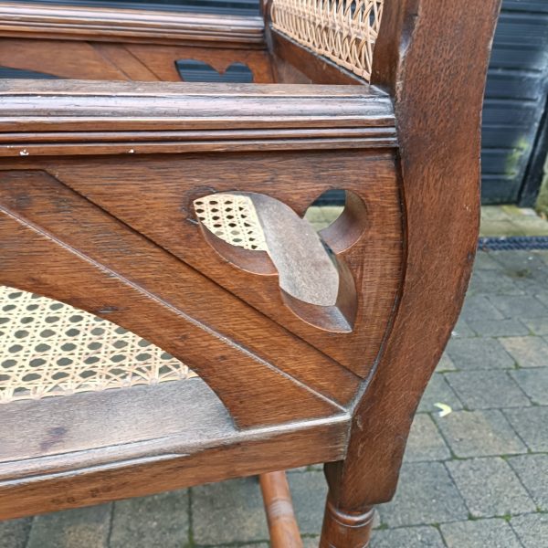 Oak Church High Bishops Chair. C 1895 - Image 6