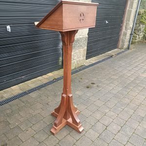 Large Solid Oak Church Lectern.C 1880. English.