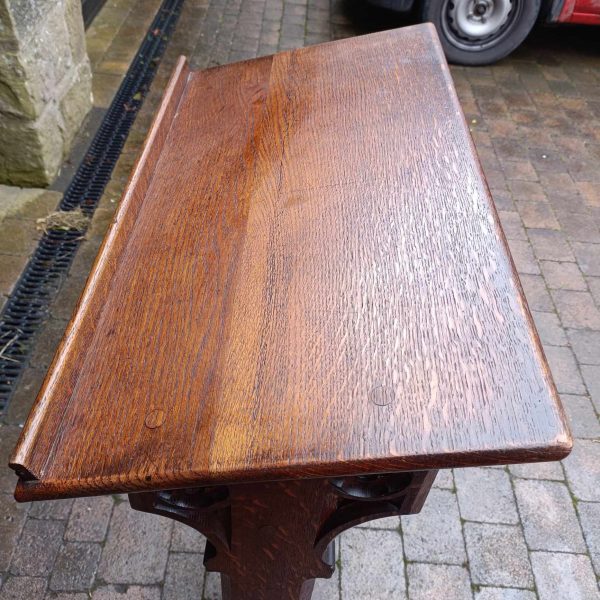 Amazing Oak Church Lectern. Pugin Style. Gothic. Carved. - Image 5