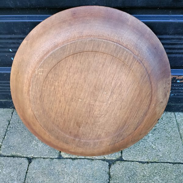 Antique French Holy Communion Oak Plate. C 1885. Give Us this Day Our Daily Bread. - Image 5