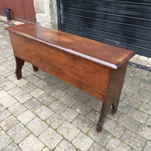 English Oak Church Organist Stool ~Bench C 1895