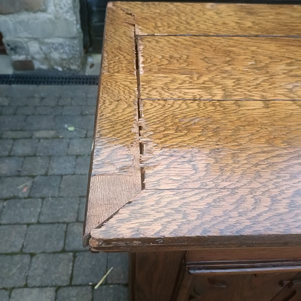 English Church Pine Alter. The top has seen better days but is there. See photos. - Image 6