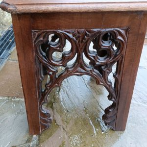 Church Gothic Pugin Style Stool ~Table. C 1865