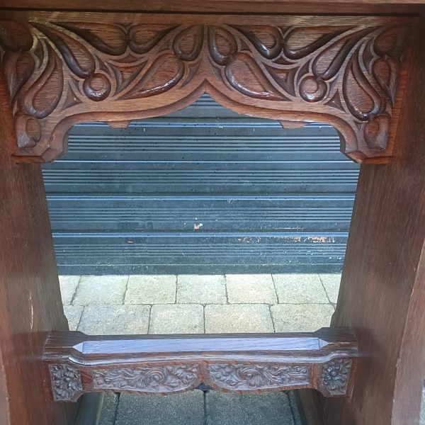 English Oak Prayer Kneeler.C1880. Solid. - Image 2