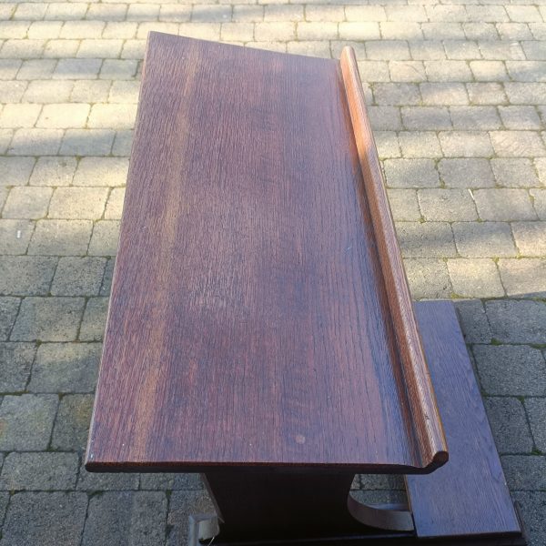 English Oak Prayer Kneeler.C1880. Solid. - Image 5