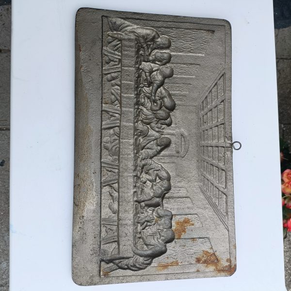 Heavy Metal Last Supper Plaque ready to hang. 9ins x 14 ins. - Image 5
