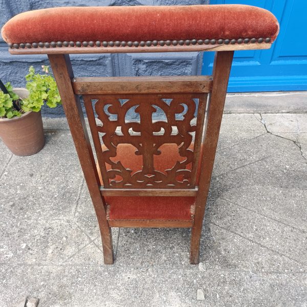 C1880 French Prie Dieu Prayer Kneeler. - Image 5