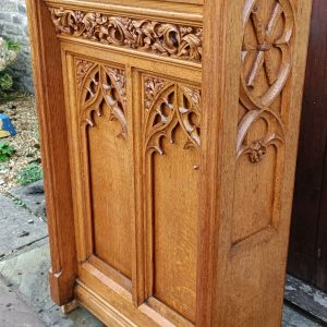 English Oak Gothic Church Lectern. C1895