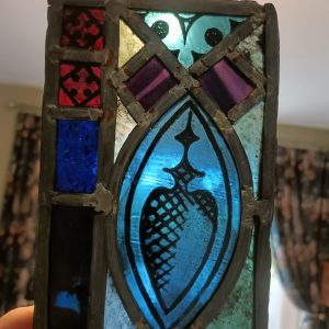 Original Hand painted John Hardman Stained glass sample. 1950s